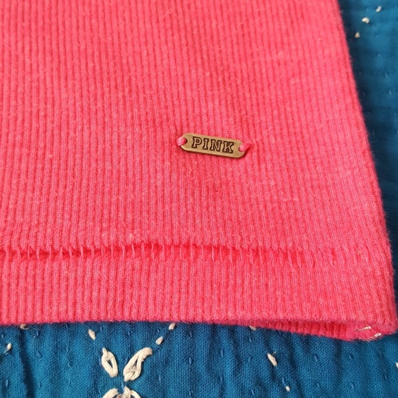 PINK Victoria's Secret Ribbed Racerback Tank - Picture 2 of 4